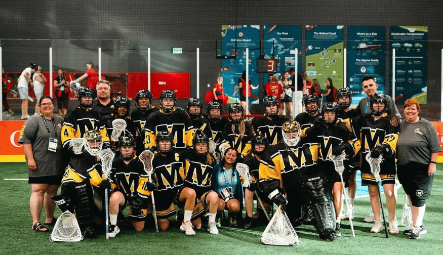 Manitoba Woman's Lacrosse Team A&S Homes